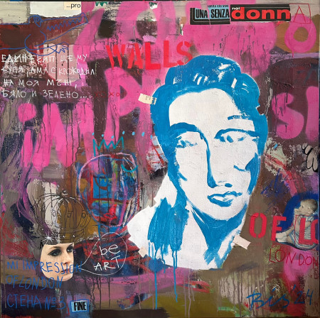 Be Art, 2024, Acrylic on canvas, 100x100 cm, €2550